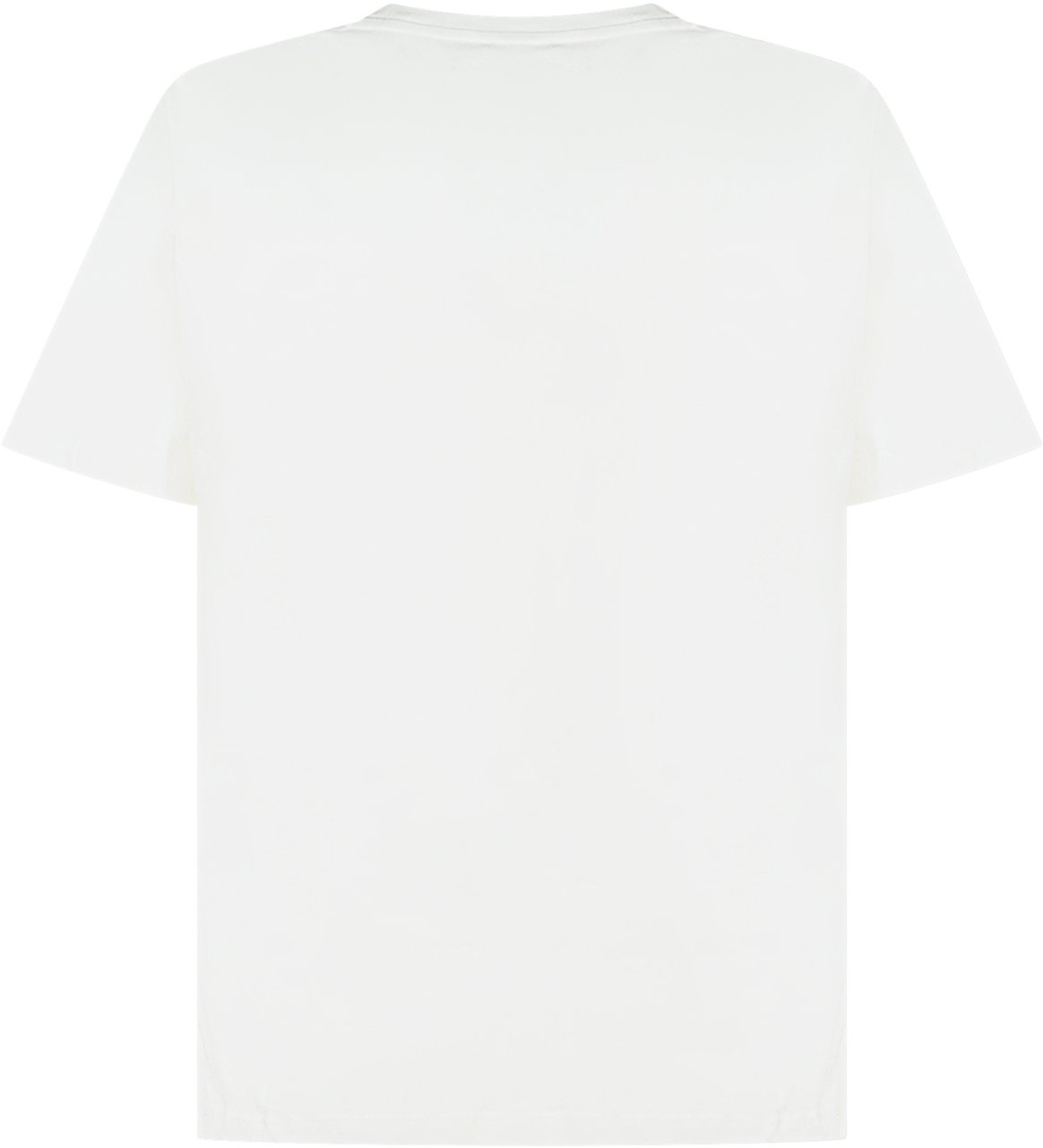 Versace Versace Kids T-Shirt Bianca con Stampa Catene Argento Wit