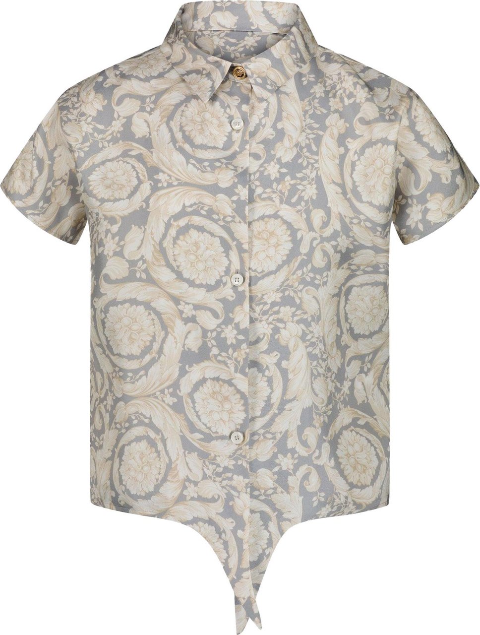 Versace Versace Kinder Meisjes Blouse In Grijs Grijs