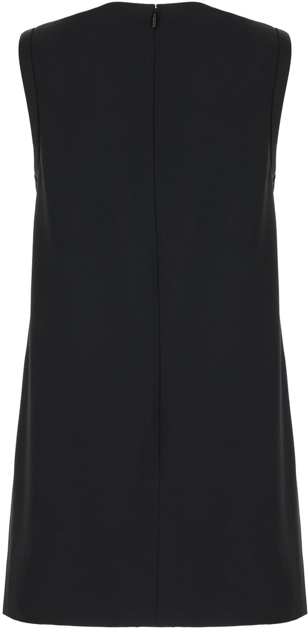 Versace Black acetate blend dress Zwart
