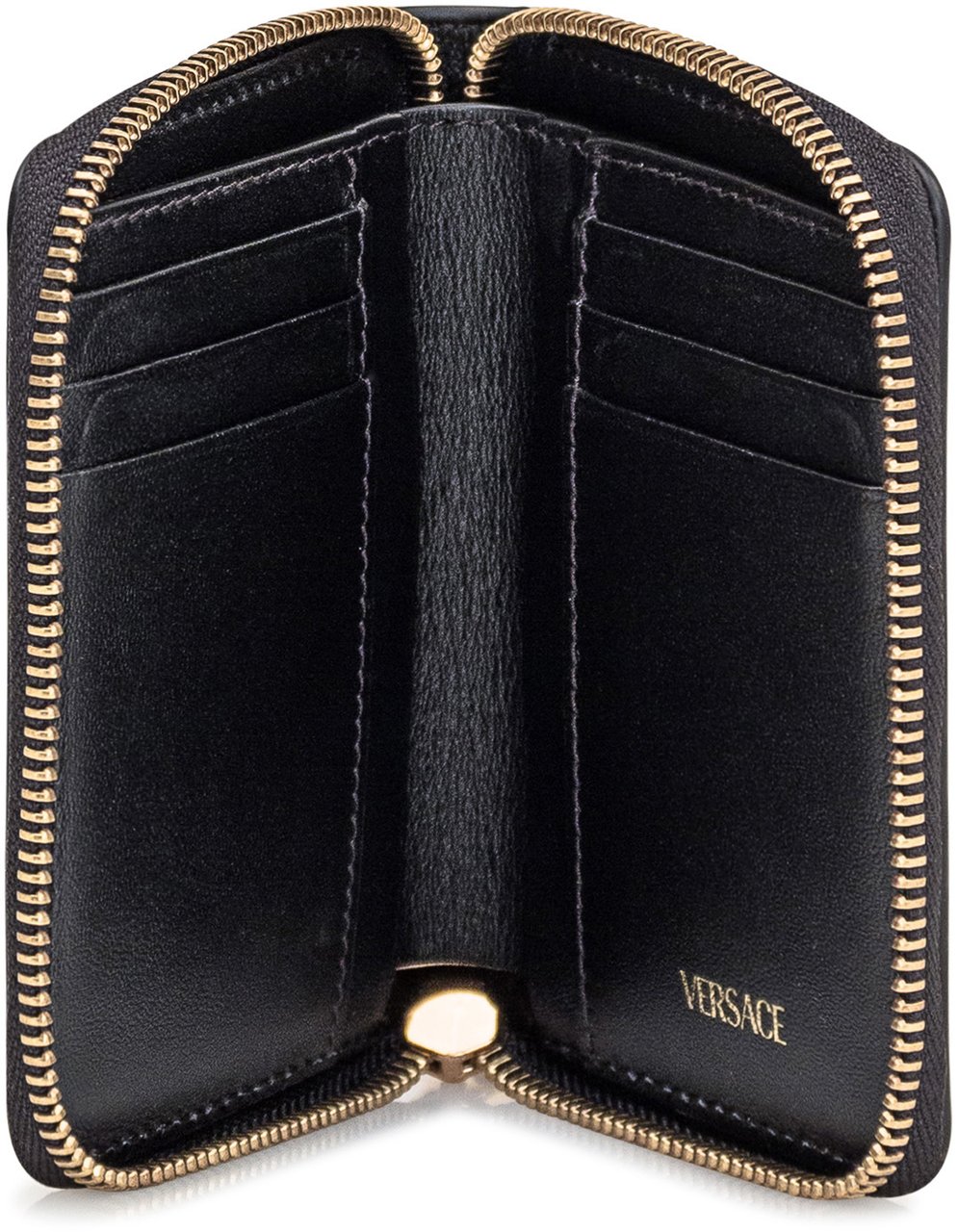 Versace Portafoglio Compatto Zwart