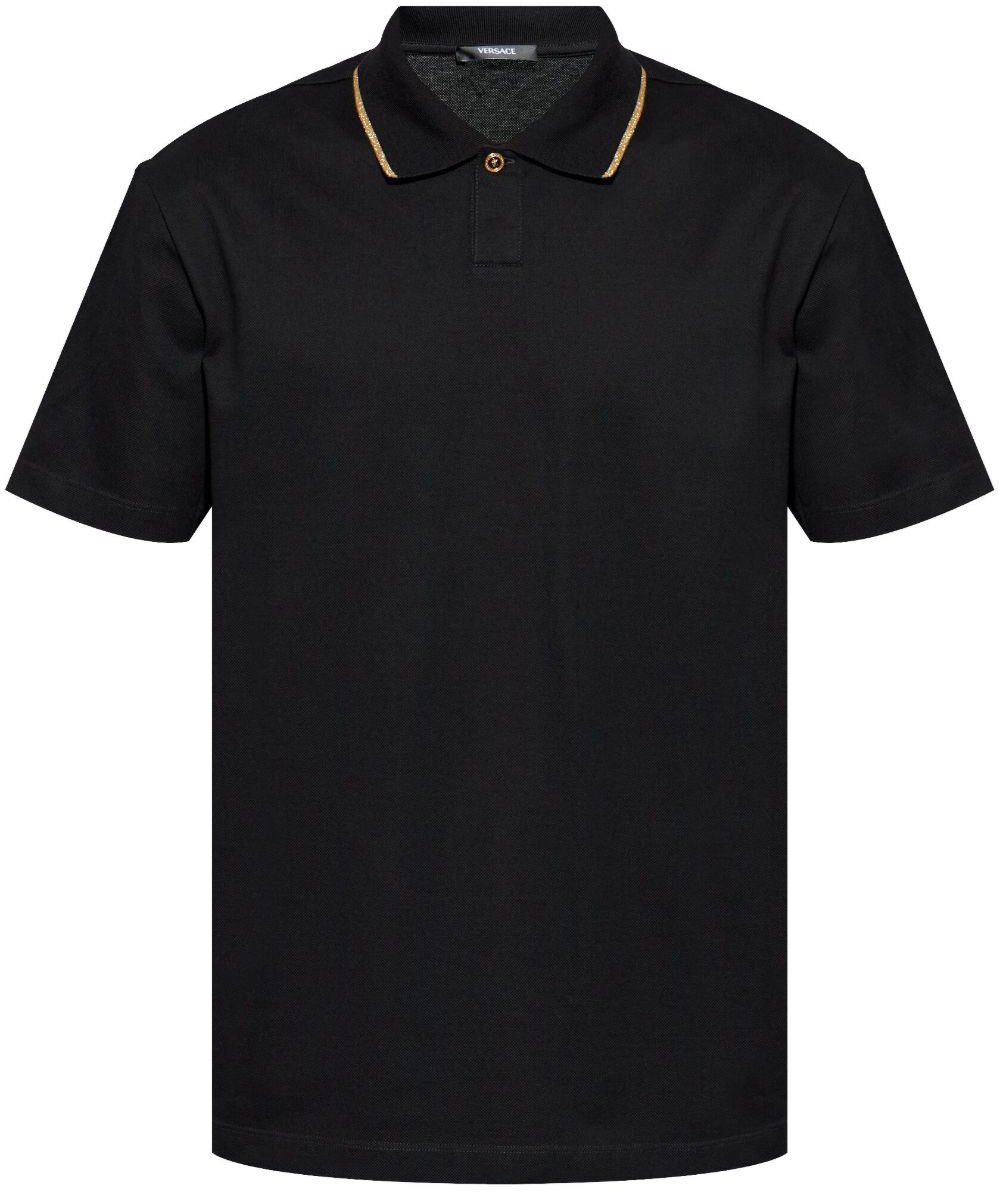 Versace Versace T-shirts And Polos Black Zwart