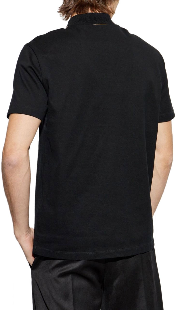 Versace Versace T-shirts And Polos Black Zwart