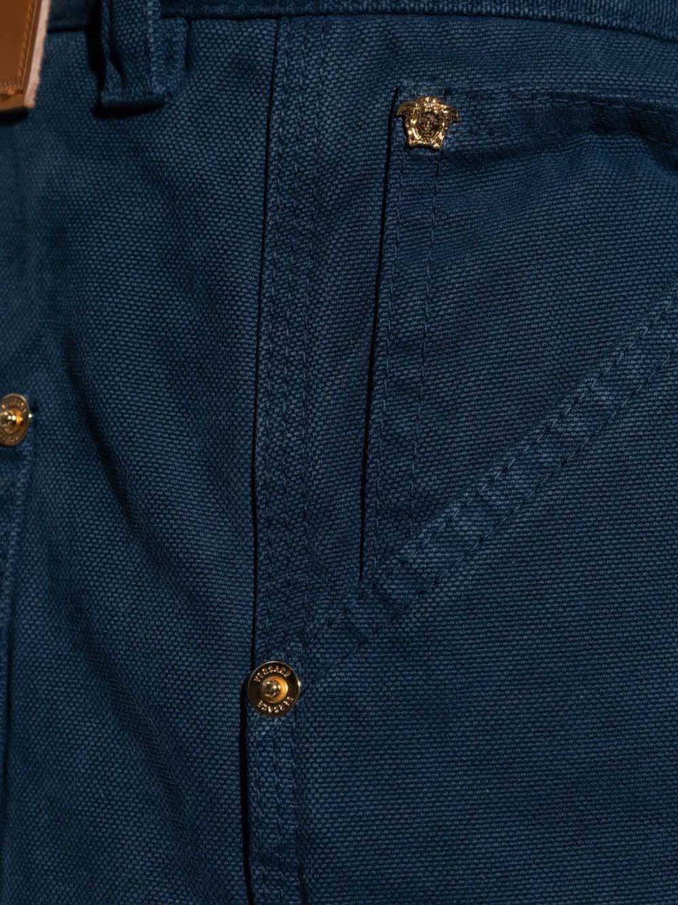 Versace Trousers Blue Pétrole Navy