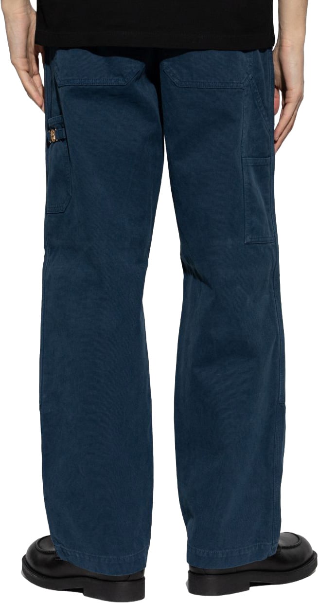 Versace Trousers Blue Pétrole Navy