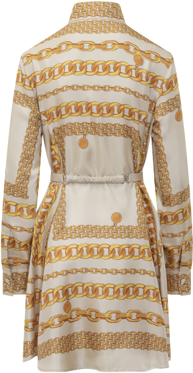 Versace Abito in Seta Wit