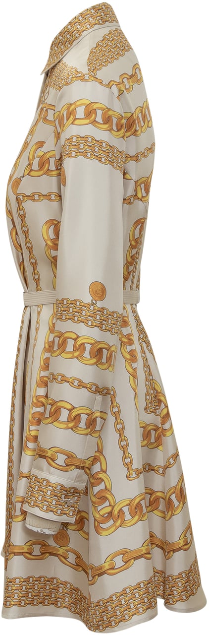 Versace Abito in Seta Wit