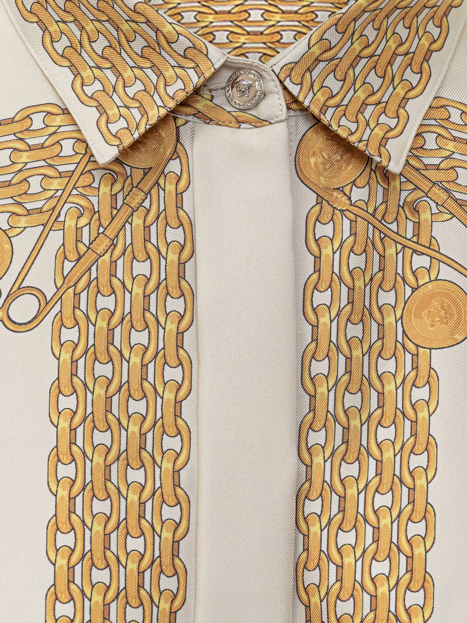 Versace Abito in Seta Wit