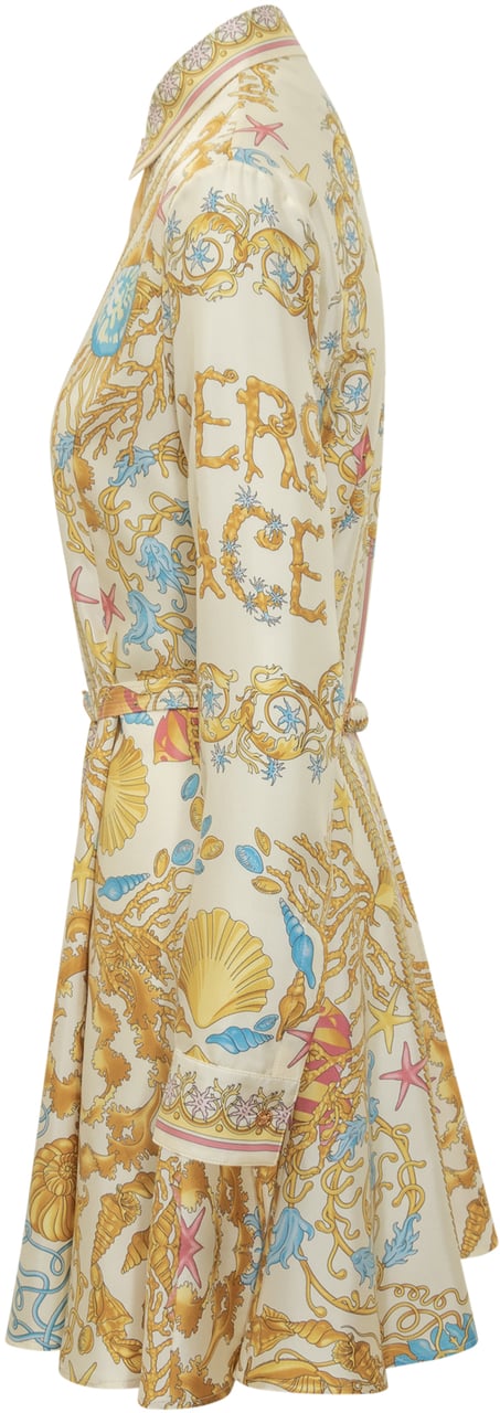 Versace Abito Mini Versace Geel