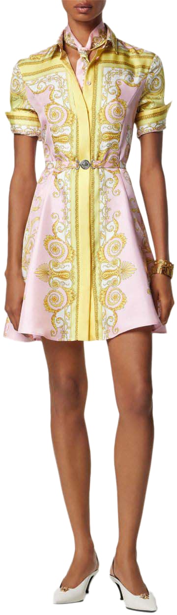 Versace Dresses Pale Yellow Geel
