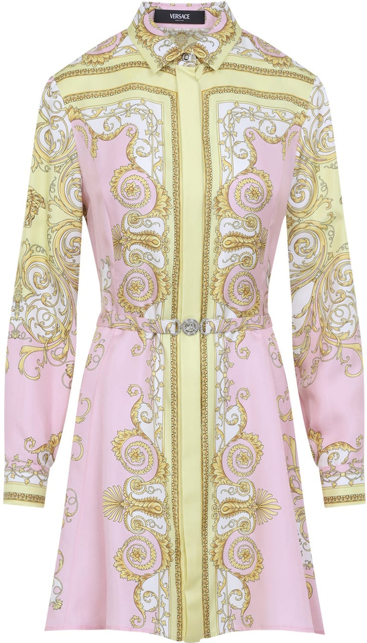 Versace Silk Mini Dress Divers