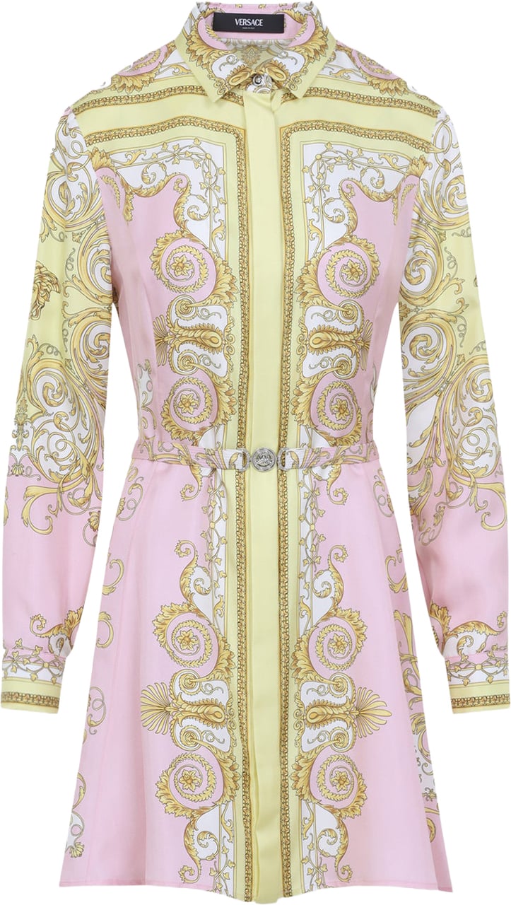 Versace Silk Mini Dress Divers