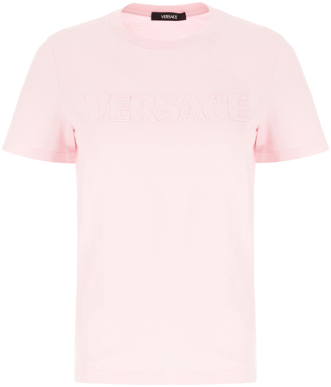Versace Versace Pink cotton t-shirt Roze