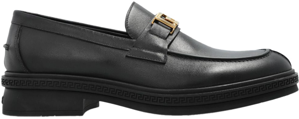 Versace Flat Shoes Black Zwart