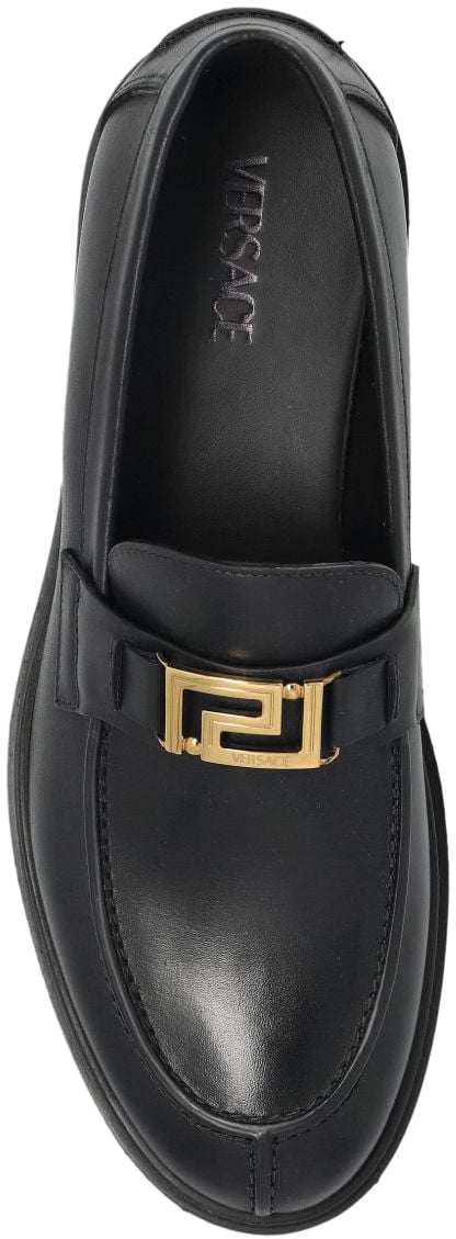 Versace Flat Shoes Black Zwart