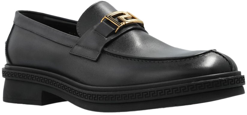 Versace Flat Shoes Black Zwart