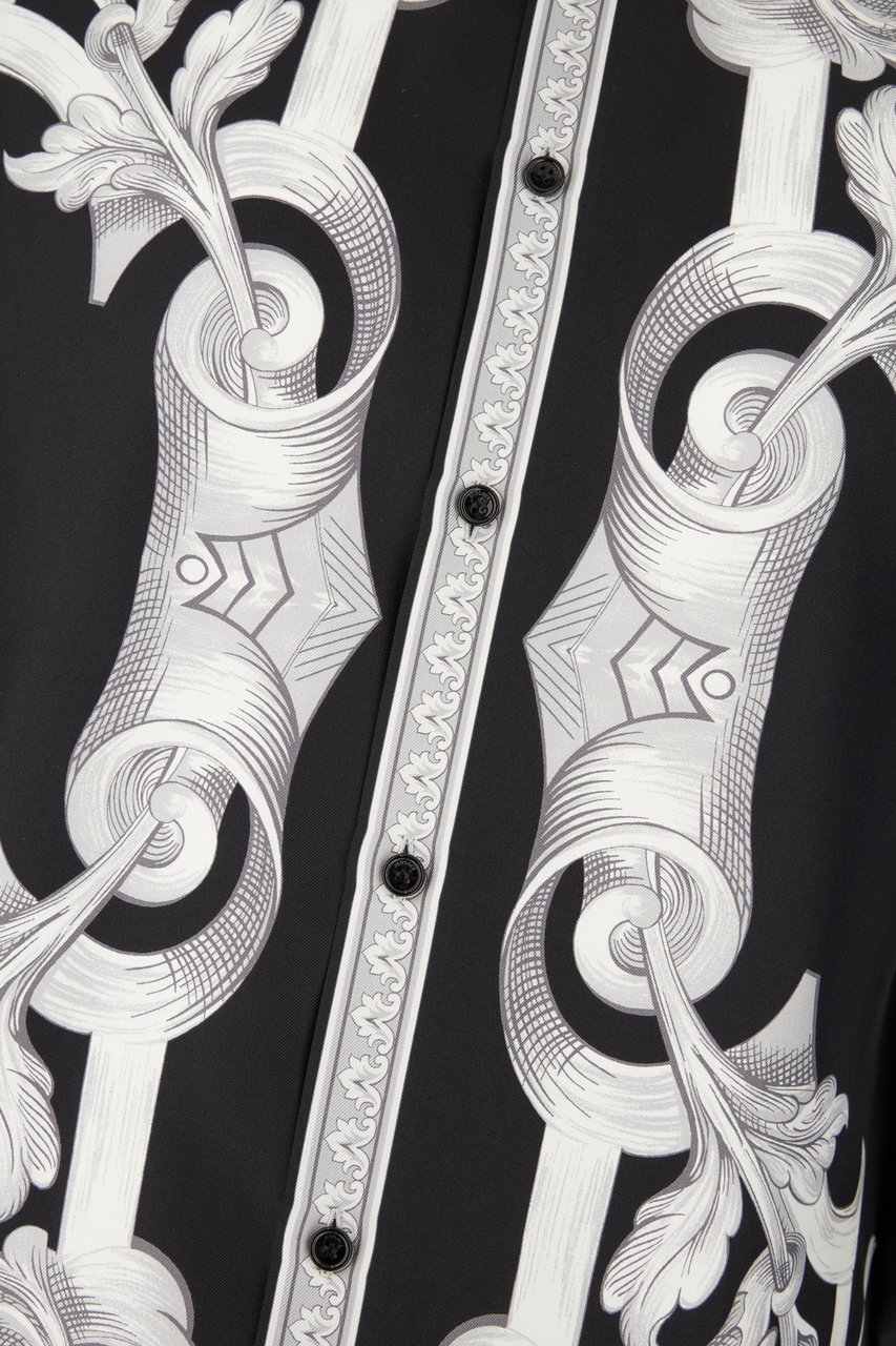 Versace Shirts Black Zwart