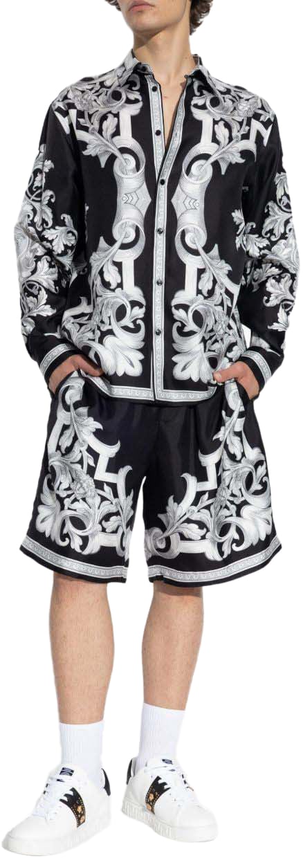Versace Shirts Black Zwart
