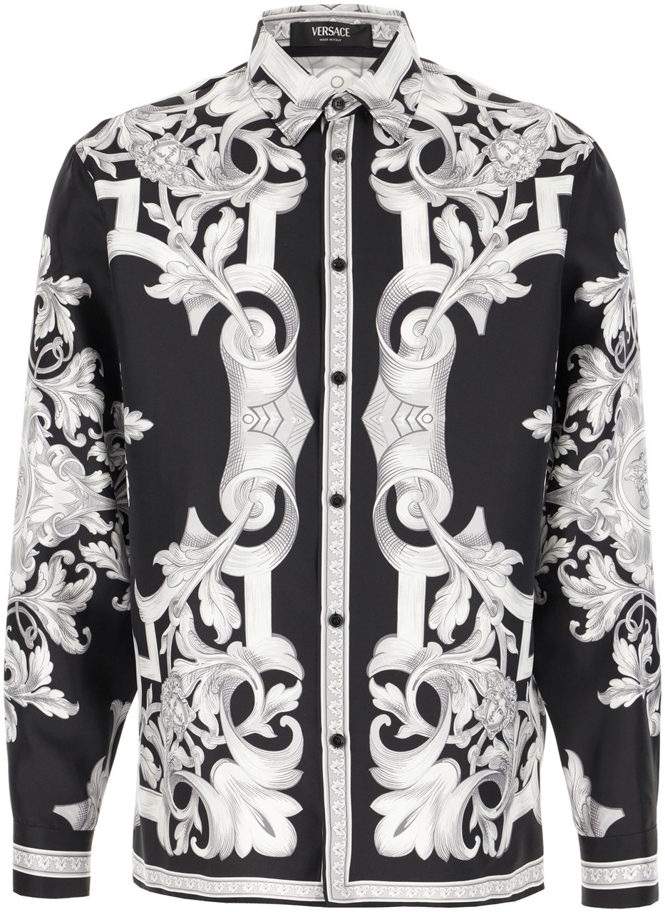 Versace Shirts Black Zwart