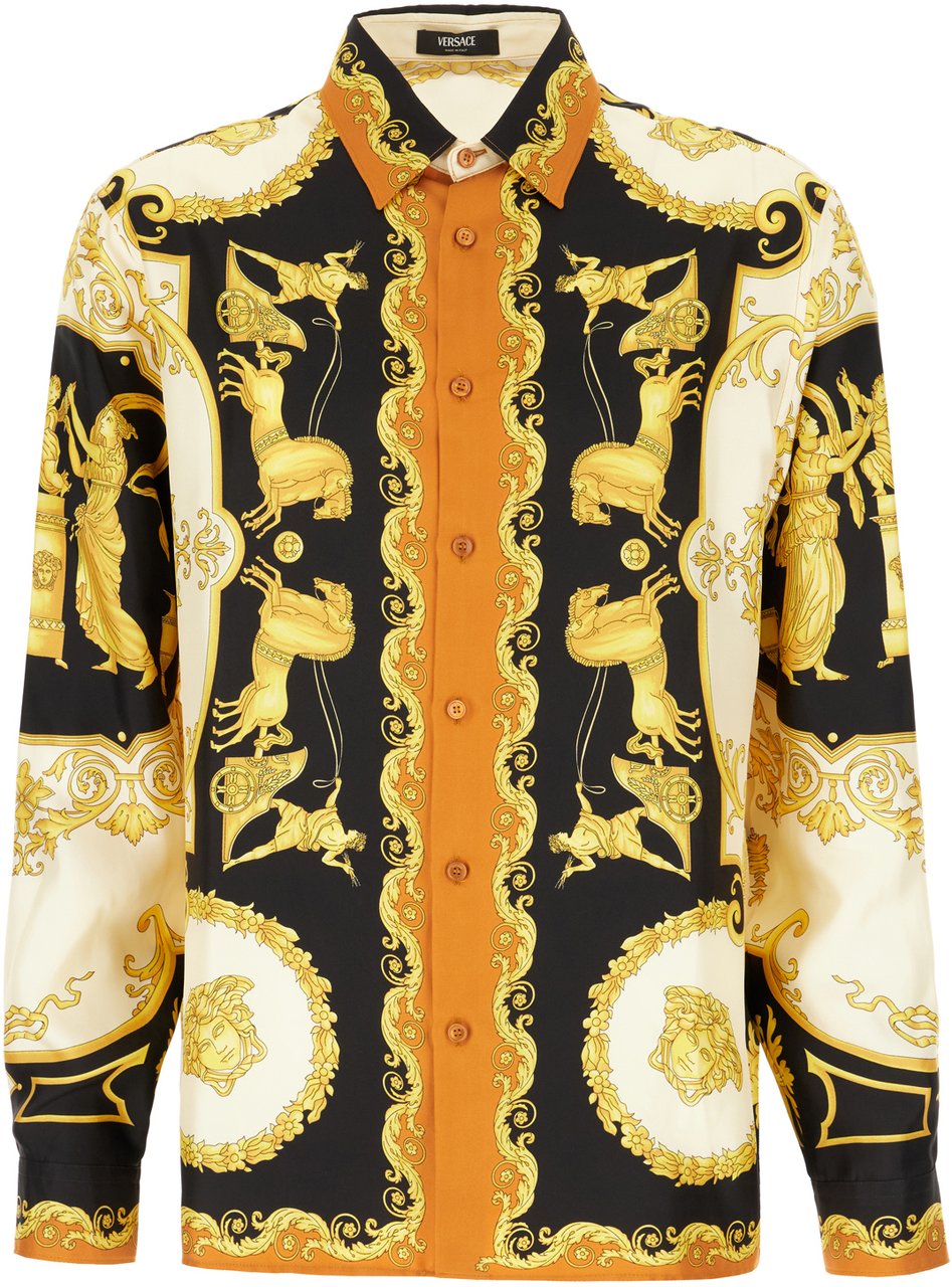 Versace Versace Printed silk shirt Divers