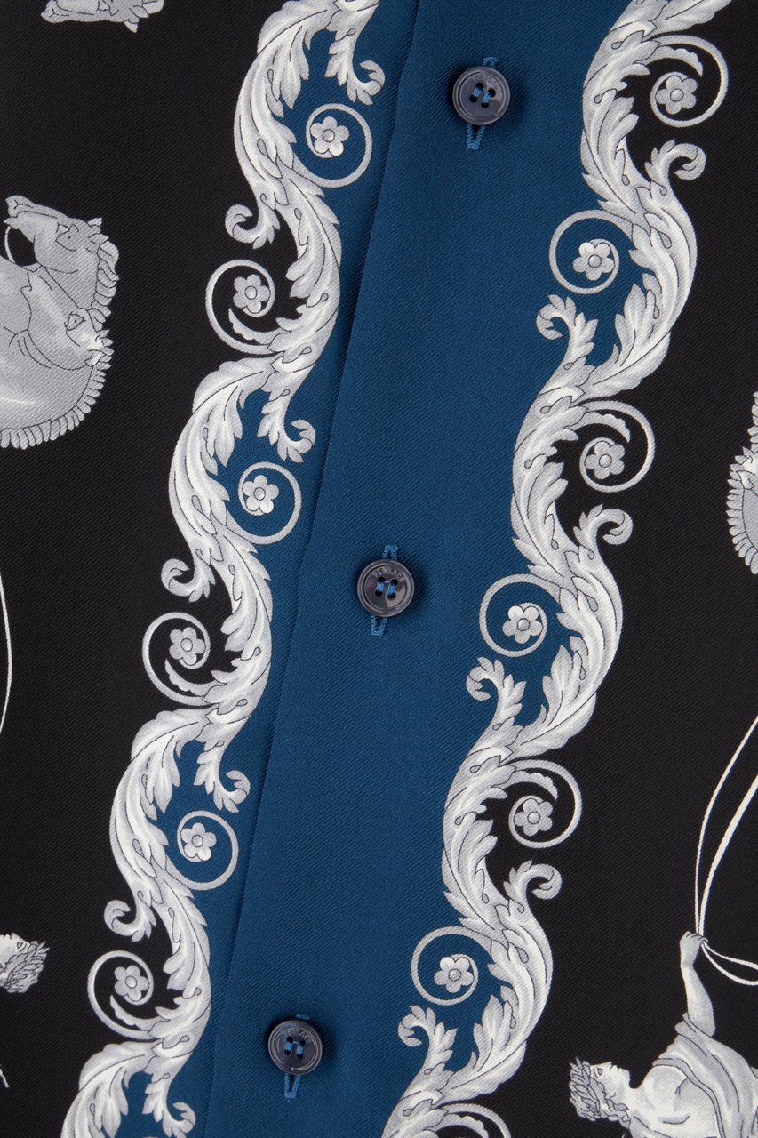 Versace Versace Printed silk shirt Divers
