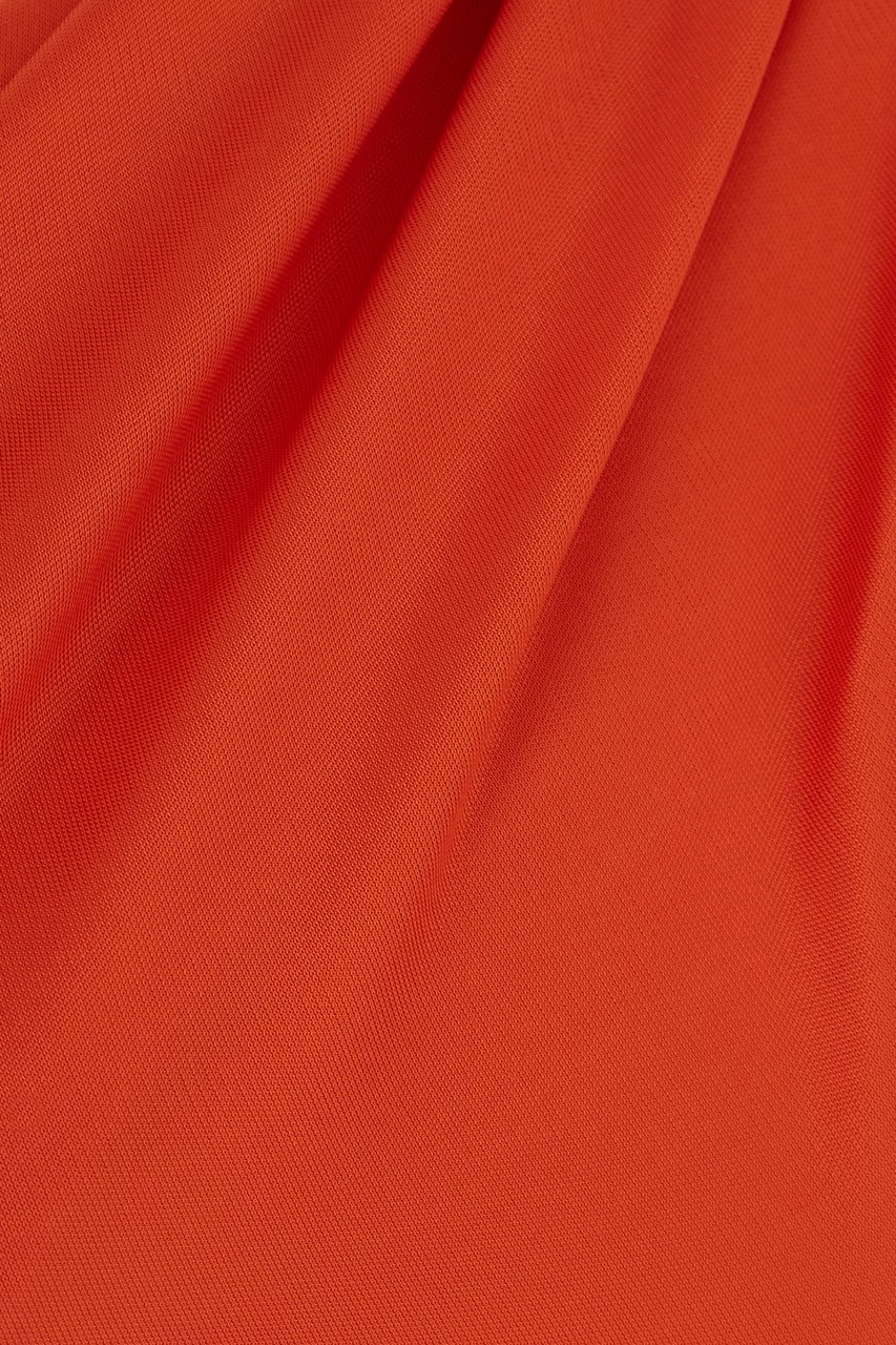 Versace Versace Orange viscose dress Oranje