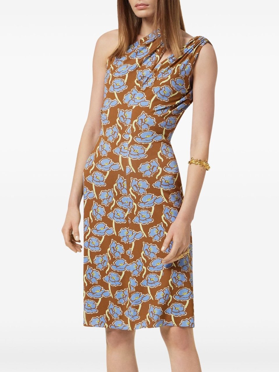 Versace Dresses Tabac Beige
