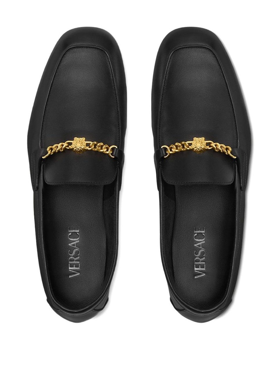 Versace Flat Shoes Black Zwart
