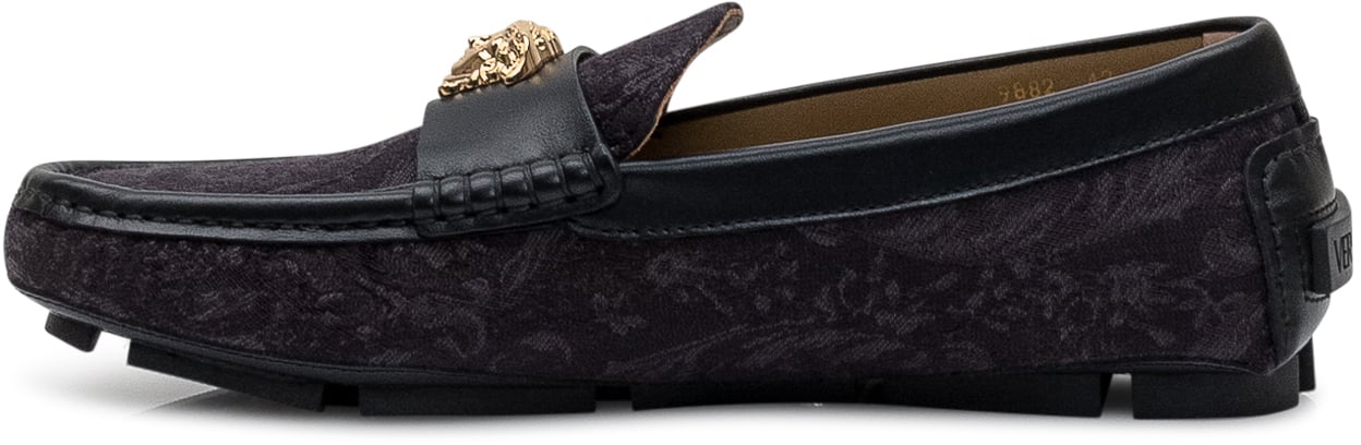 Versace Mocassini Drivers Versace Zwart