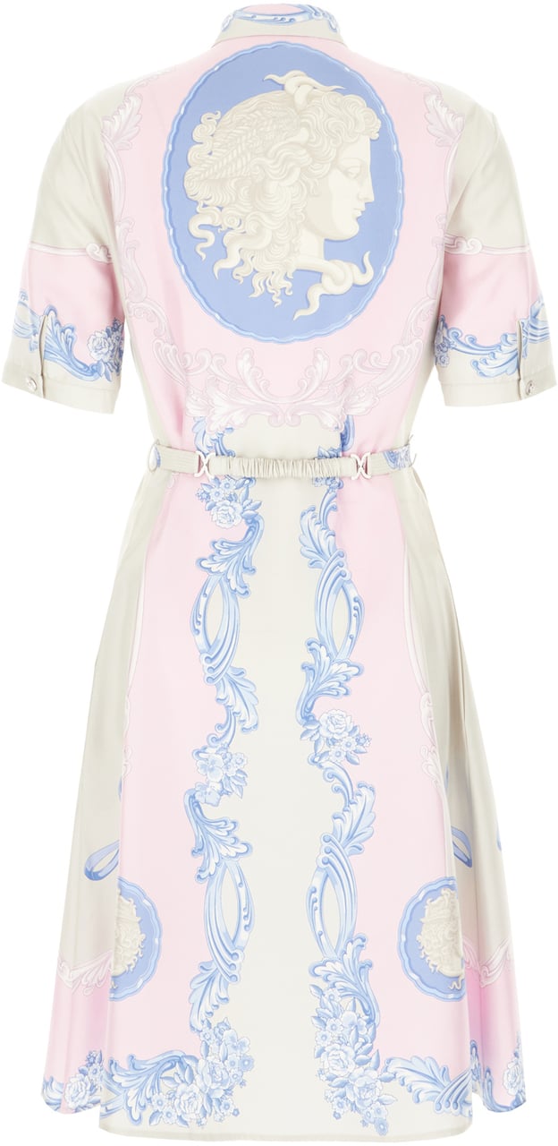 Versace Versace Printed silk shirt dress Divers