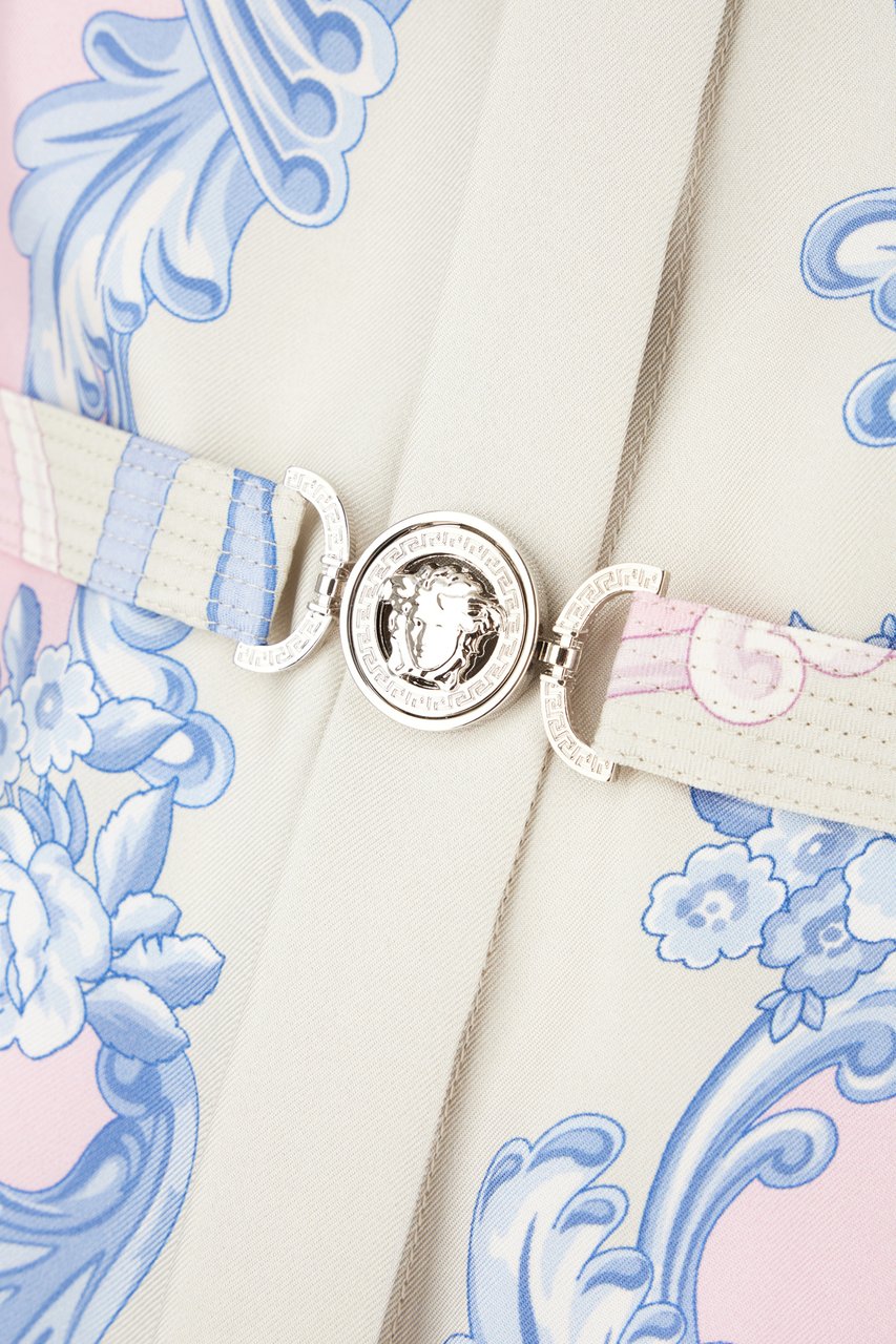 Versace Versace Printed silk shirt dress Divers