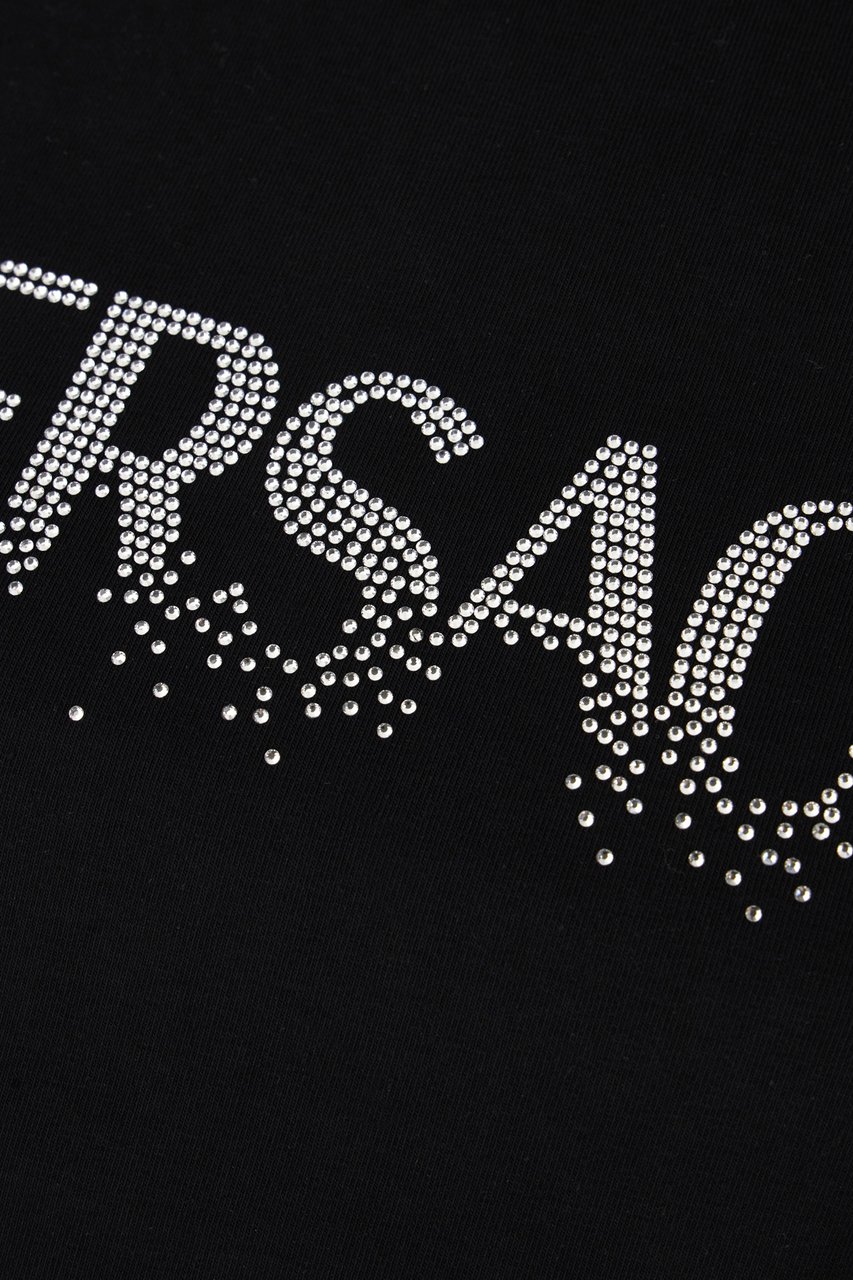Versace Versace Black cotton t-shirt Zwart