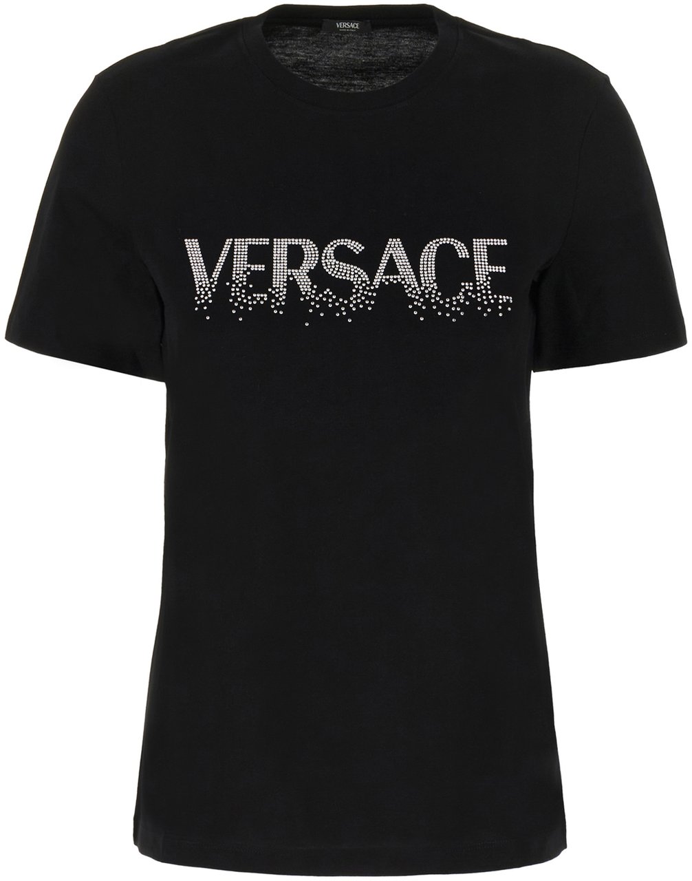 Versace Versace Black cotton t-shirt Zwart