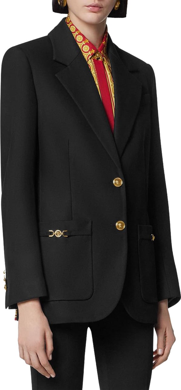 Versace Jackets Black Zwart