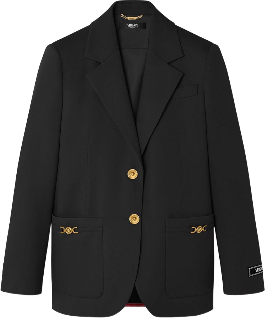 Versace Jackets Black Zwart
