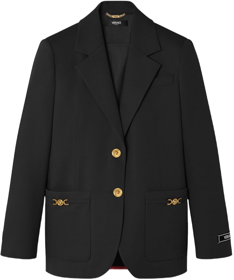 Versace Jackets Black Zwart