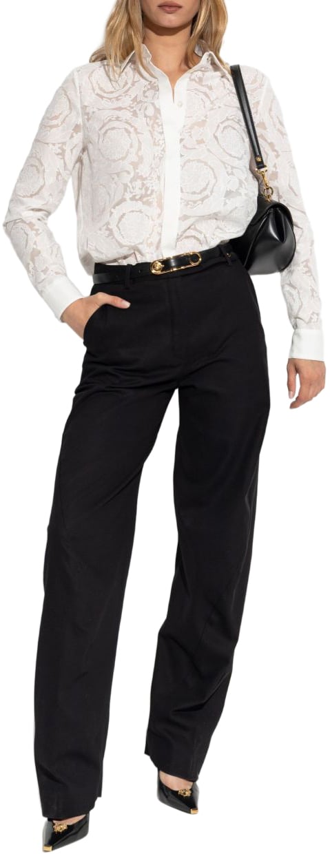 Versace Trousers Black Zwart