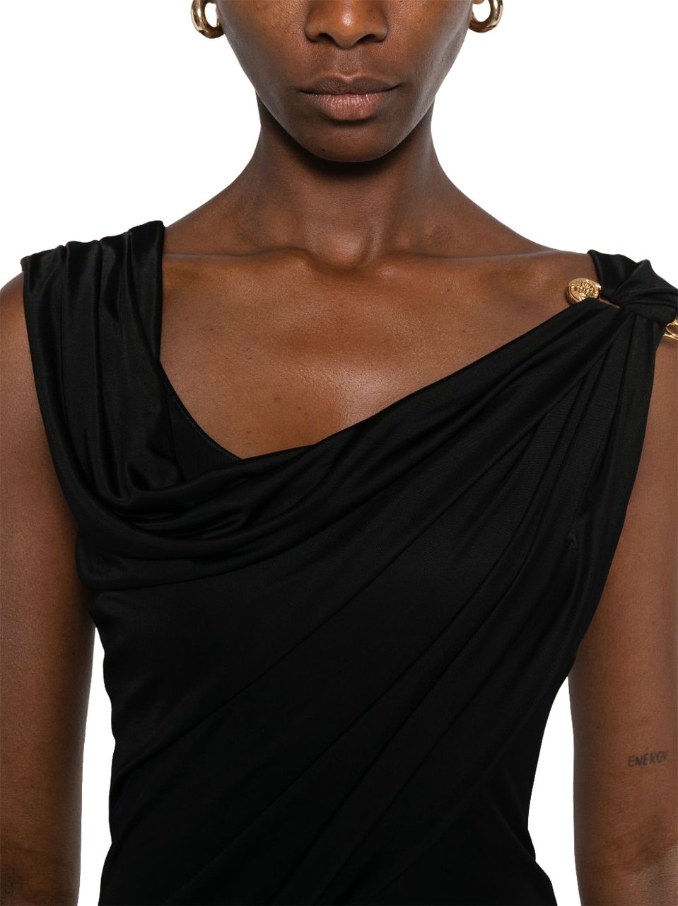 Versace Dresses Black Zwart