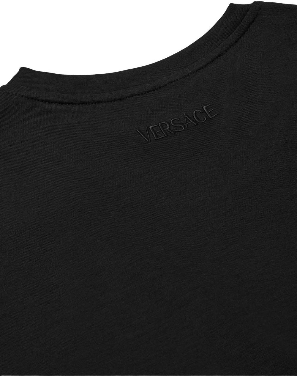 Versace T-Shirts And Polos Black Zwart