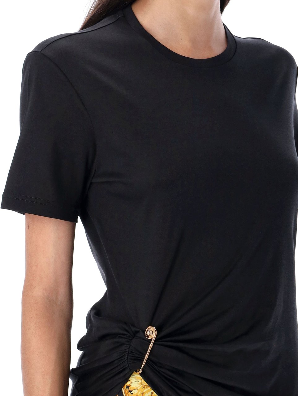 Versace Tshirt Pin Nero Zwart