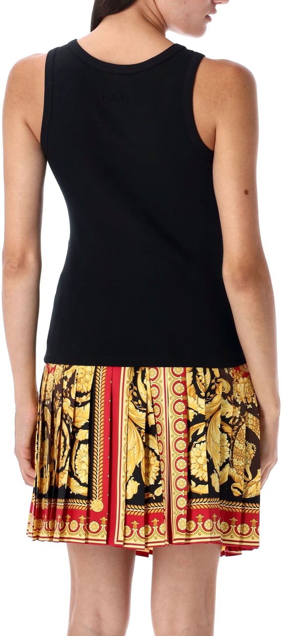 Versace Tank Top Pin Nero Zwart