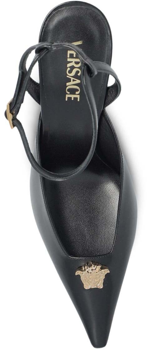 Versace With Heel Black Zwart