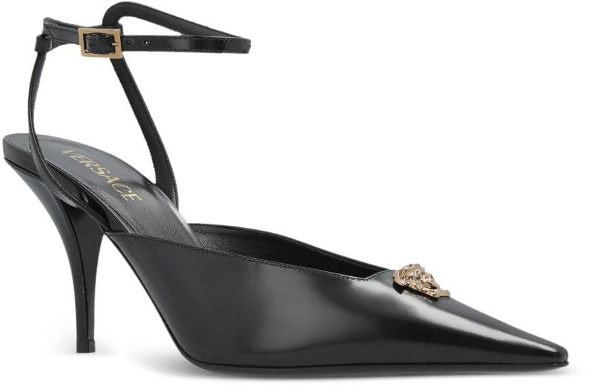 Versace Versace With Heel Black Zwart