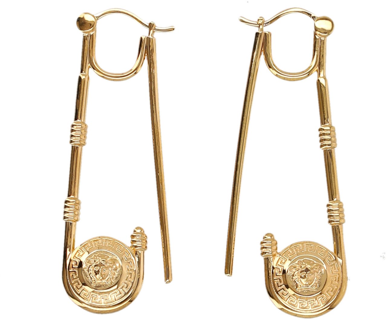 Versace Earring Pin Large Versace Gold Goud