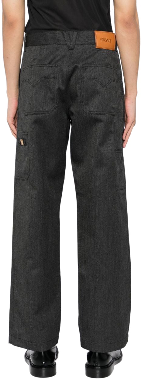 Versace Trousers Grey Grijs