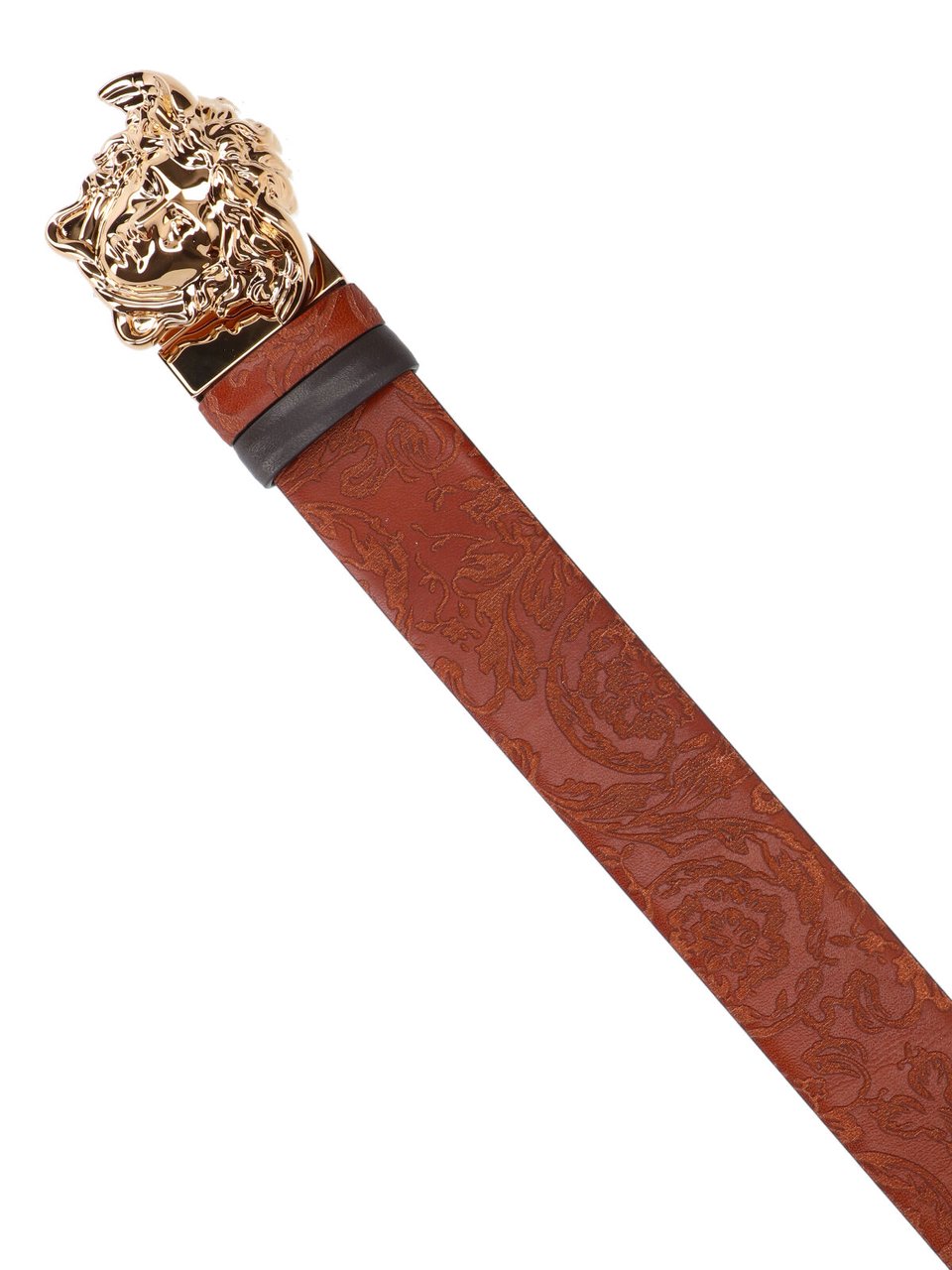 Versace "Medusa" Reversible Belt – Brown Neutraal
