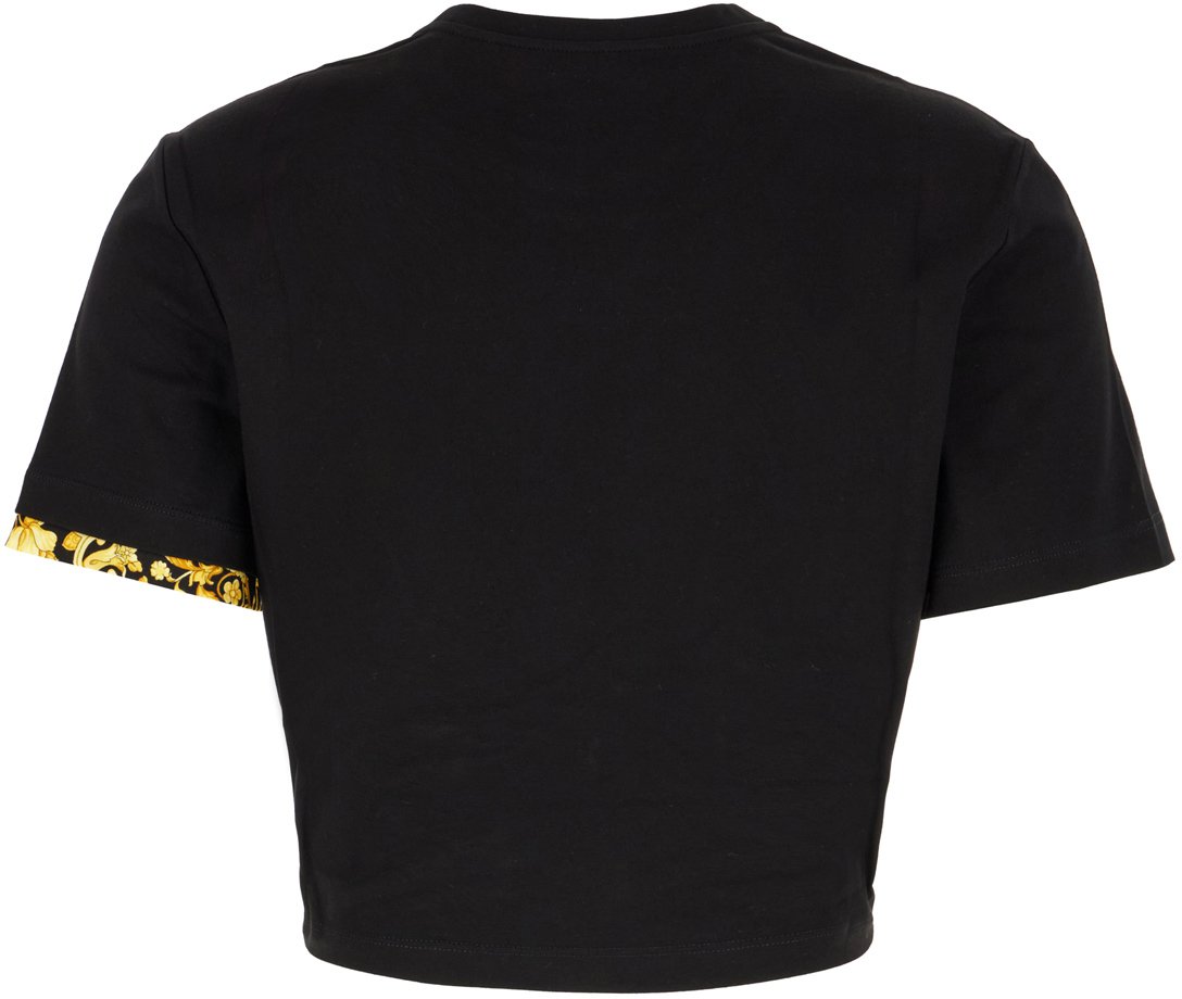 Versace Versace Black cotton top Zwart