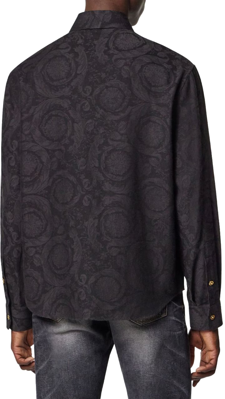 Versace Shirts Black Zwart