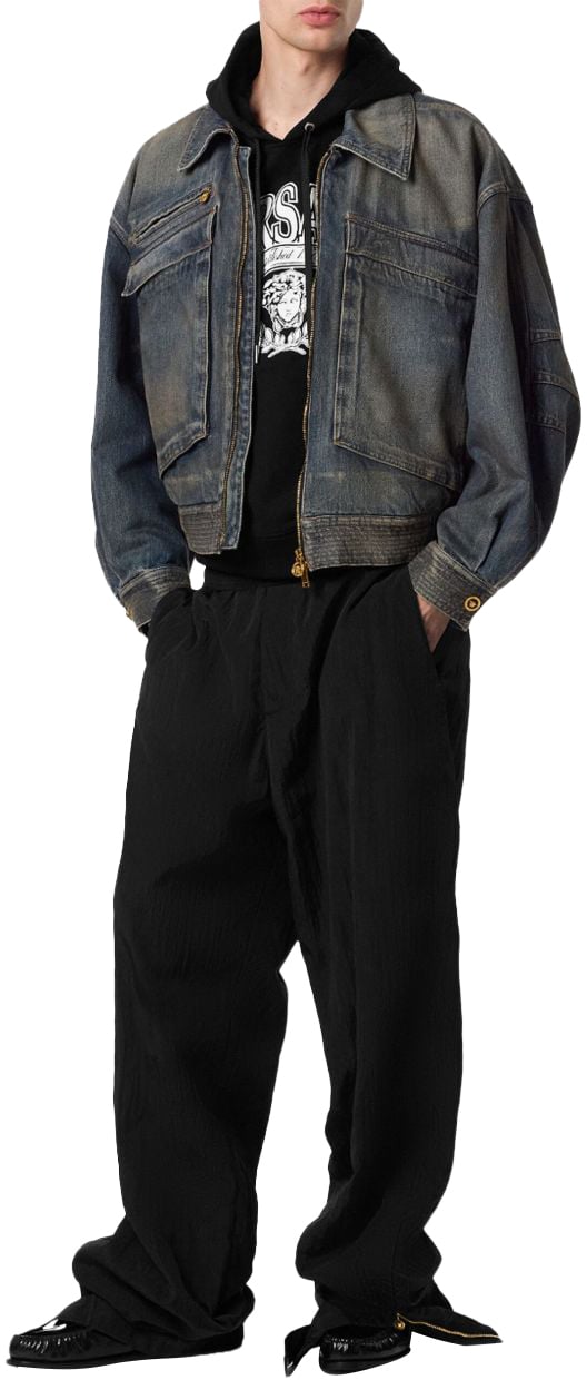 Versace Trousers Black Zwart