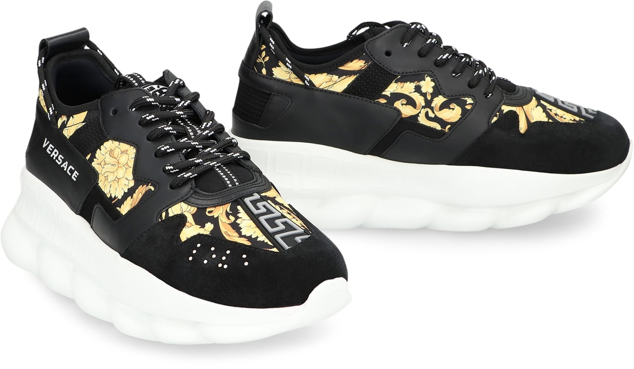 Versace Chain Reaction oversize sneakers Zwart