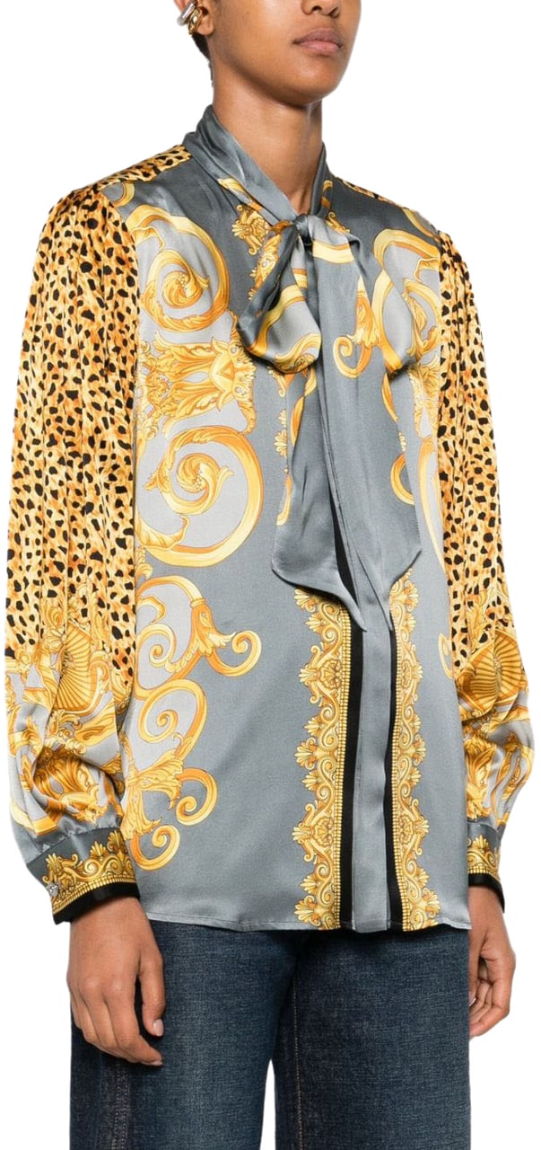 Versace Shirts Grey Grijs